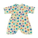 【オーシャンアンドグラウンド/子供服/ベビー/キッズ/ジュニア/ocean&ground】 PaintingFlowerコンビ肌着 クリーム(CR)