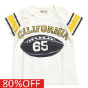 【ゴールドラッシュアウトフィッターズ/GOLD RUSH OUTFITTERS/アメカジ】 セール 【80%OFF】 CALIFORNIA フットボールTシャツ...