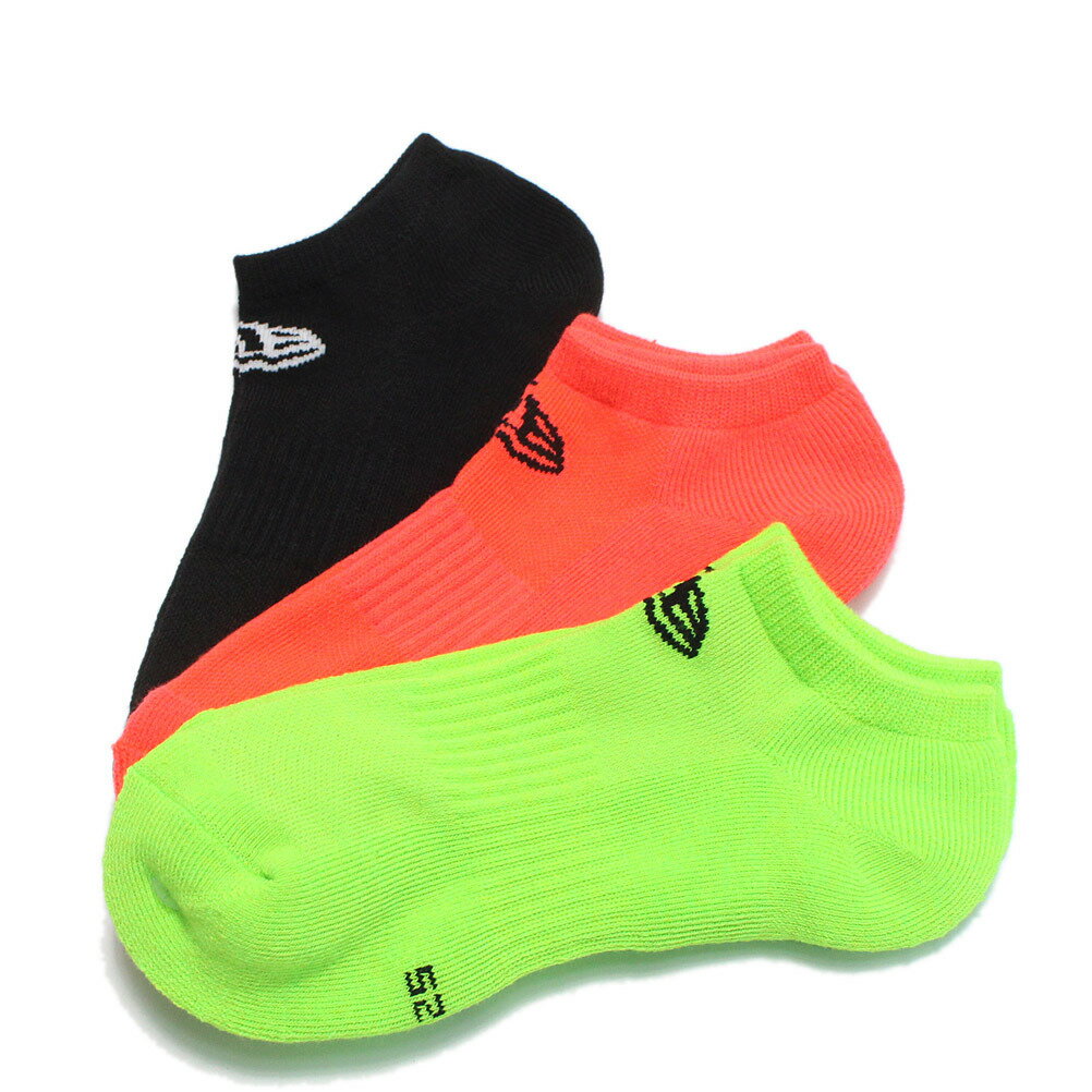 【ニューエラ　キッズ/NEW ERA KIDS/帽子】 あす楽 SOCKS SHORT 3PAIRS FLASH マルチ