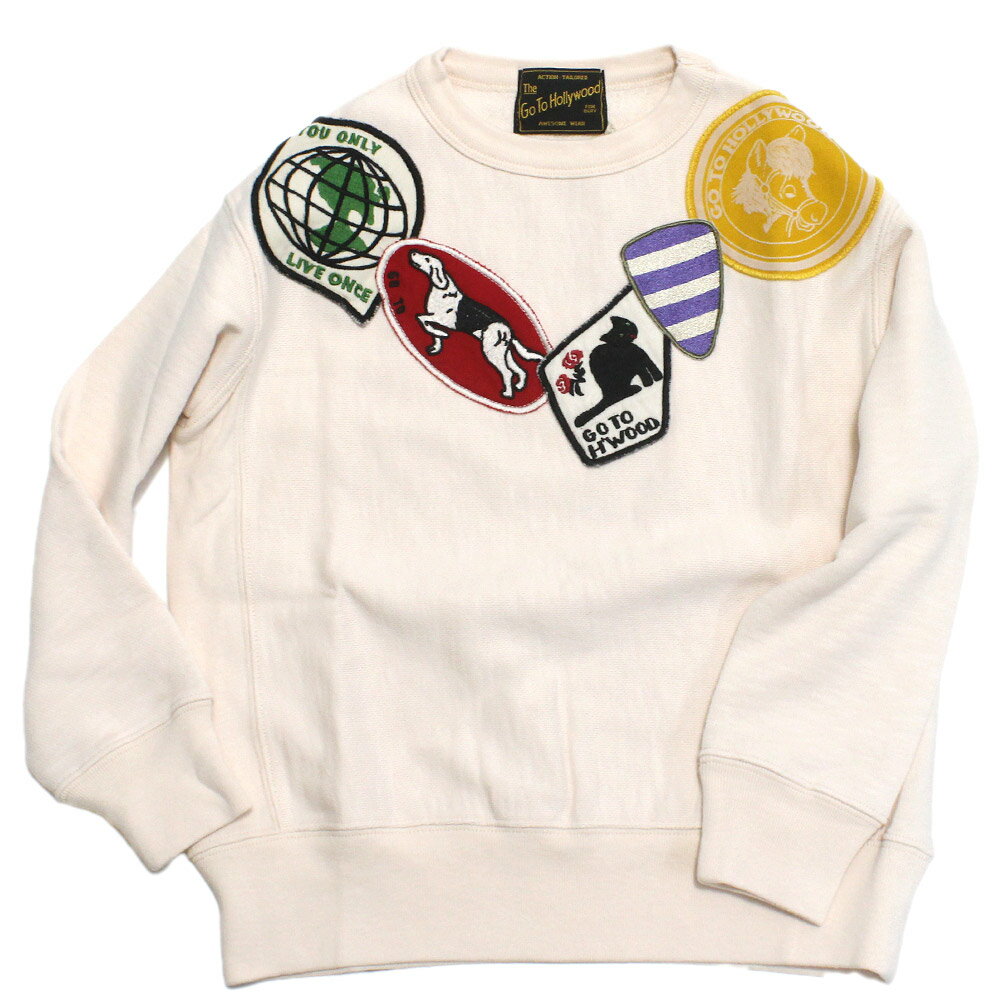 “ゴートゥーハリウッド”のウラケ ワッペン スウェット首元のワッペンが存在感抜群のスウェット。Vの字にワッペンが付いていることでなんとなくスッキリ見えるのが◎バックのメッセージはフロッキープリント。柔らかな着心地の裏毛素材です。本体　綿100%付属　綿100%3GRグレーメーカー希望小売価格はメーカーカタログに基づいて掲載しています関連キーワード:子供服 キッズ 男の子 女の子 ガールズ ボーイズ 女子 男子 ジュニア ユニセックス レディース ウィメンズ 大人 1W白 125cm 135cm 145cm 01(150)cm 02(160)cm gth32580411トップ&nbsp;>&nbsp;ブランド一覧&nbsp;>&nbsp;カ&nbsp;>&nbsp;ゴートゥーハリウッド(GO TO HOLLYWOOD)トップ&nbsp;>&nbsp;アイテム一覧&nbsp;>&nbsp;トップス&nbsp;>&nbsp;トレーナートップ&nbsp;>&nbsp;レディース&nbsp;>&nbsp;トップス&nbsp;>&nbsp;トレーナーサイズ1051151251351450102着丈(BNP)434649535865.568.5着丈(BC)41444751566366身幅38404345485660肩幅333537.540435961袖丈30.534.538.24246.55052ゆき丈475257626879.582.5採寸結果は全てセンチ表記です。商品により多少の誤差がございます。目安とお考え下さい。※BCはバックセンター（首から裾までの後中心）です。※SNPはサイドネックポイント（肩から裾までの直線で計測した長さ）です。生地の透け感なしあり生地の厚み薄手普通厚手生地の伸縮性なしややありありa175a178a244a246a249a252a