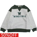 【子供服/makeyourday/メイクユアデイ】 セール 【50%OFF】 ロゴ裏起毛トレーナー グレー(GY)