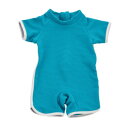 【オーシャンアンドグラウンド/子供服/ベビー/キッズ/ジュニア/ocean&ground】 ベビーパイピングラッシュオール ターコイズブルー(TB)(4)
