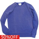 【LAPEN ラペン ラパン 子供服 ジュニア ヴィンテージ アメカジ】 セール 【50%OFF】 ムジスウェット ブルー