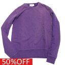 【LAPEN ラペン ラパン 子供服 ジュニア ヴィンテージ アメカジ】 セール 【50%OFF】 ムジスウェット パープル