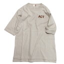 【子供服 フォブ FOV キッズ】 ACT サイドスリット ロング丈Tシャツ エクリュー(EC)