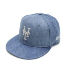 【ニューエラ キッズ/NEW ERA KIDS/帽子】 あす楽 YOUTH 9FIFTY NEYMET SUBWAY CAP ウォッシュデニム