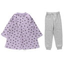 【オーシャンアンドグラウンド/子供服/ベビー/キッズ/ジュニア/ocean&amp;ground】 あす楽 GIRL’S 長袖パジャマ ラベンダー(LV)