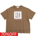 【子供服 フォブ FOV キッズ】 セール 【50 OFF】 あす楽 YESTERDAY Tシャツ ブラウン(BR)