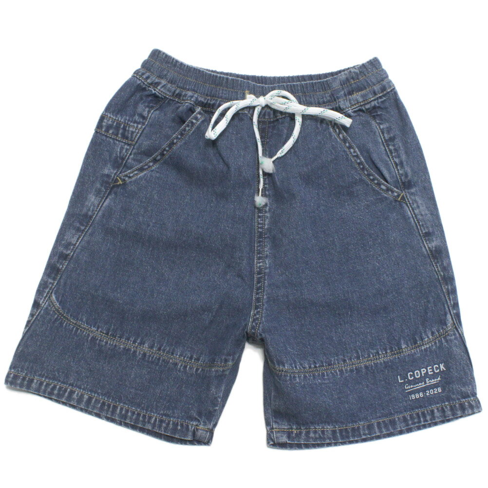 Denim - 【子ども服/エルコペック/L.COPECK/キッズ/ジュニア】 ライトデニムショーツ ネイビー(11)