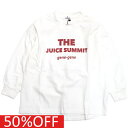 【子供服 ジュニア 親子 GENERATOR ジェネレーター】 セール 【50%OFF】 あす楽 JUICE SUMMIT L/S Tシャツ ホワイト(WH)