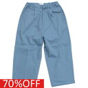 【子供服 フォブ FOV キッズ】 セール 【70%OFF】 1タックパンツ ブルー(BL)