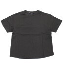 【GLAZOS グラソス ジュニア 子供服 男の子 】 セール 【50%OFF】 バックBIGロゴプリント半袖Tシャツ チャコール(81)