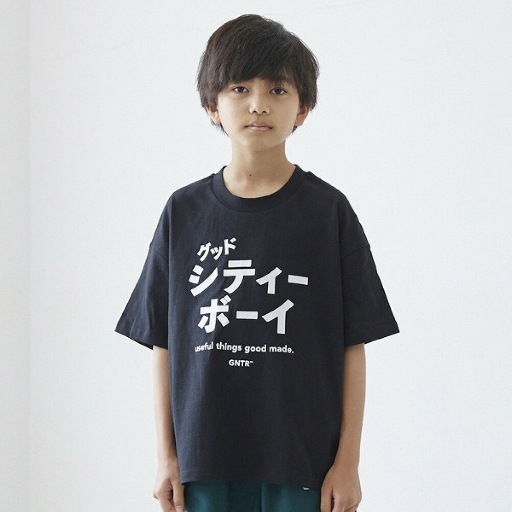 【子供服 ジュニア 親子 GENERATOR ジェネレーター】 セール 【50%OFF】 グッドシティボーイ Tシャツ ブラック(BK) 2