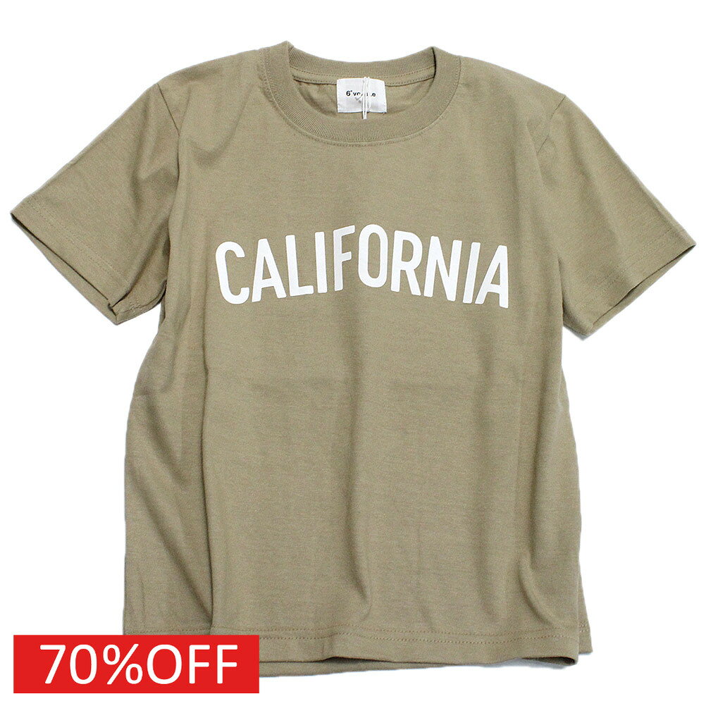【セスタヴォカーレ/子供服/6゜vocaLe/セスタボカーレ】 セール 【60%OFF】 ウエストコーストTシャツ サンドカーキ