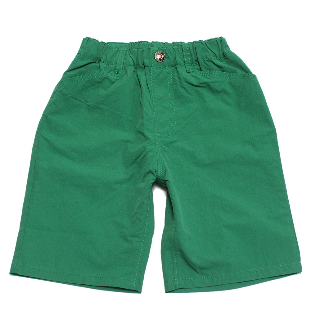 【CONVEX コンベックス 子供服 ジュニア キッズ】 ナイロンハーフパンツ グリーン(9)