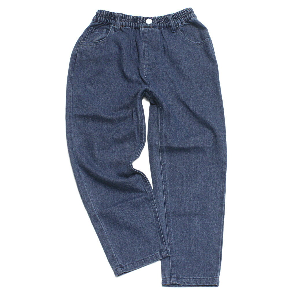 【スムージー SMOOTHY 子供服 ジュニア キッズ】 バギーデニムパンツ インディゴ