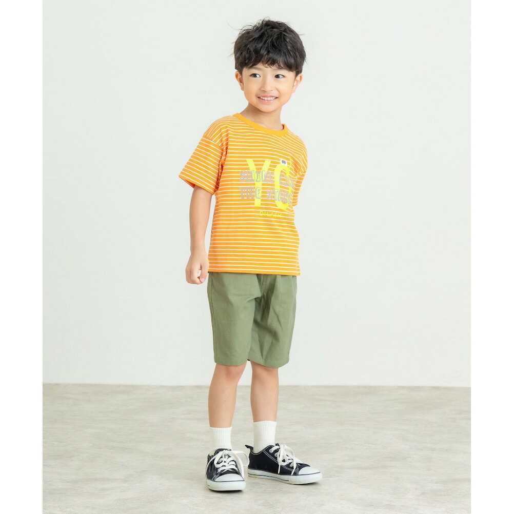 【DILASH/子供服/ディラッシュ/子ども服/ジュニア】 セール 【50%OFF】 5分丈パンツ カーキ(KK) 2