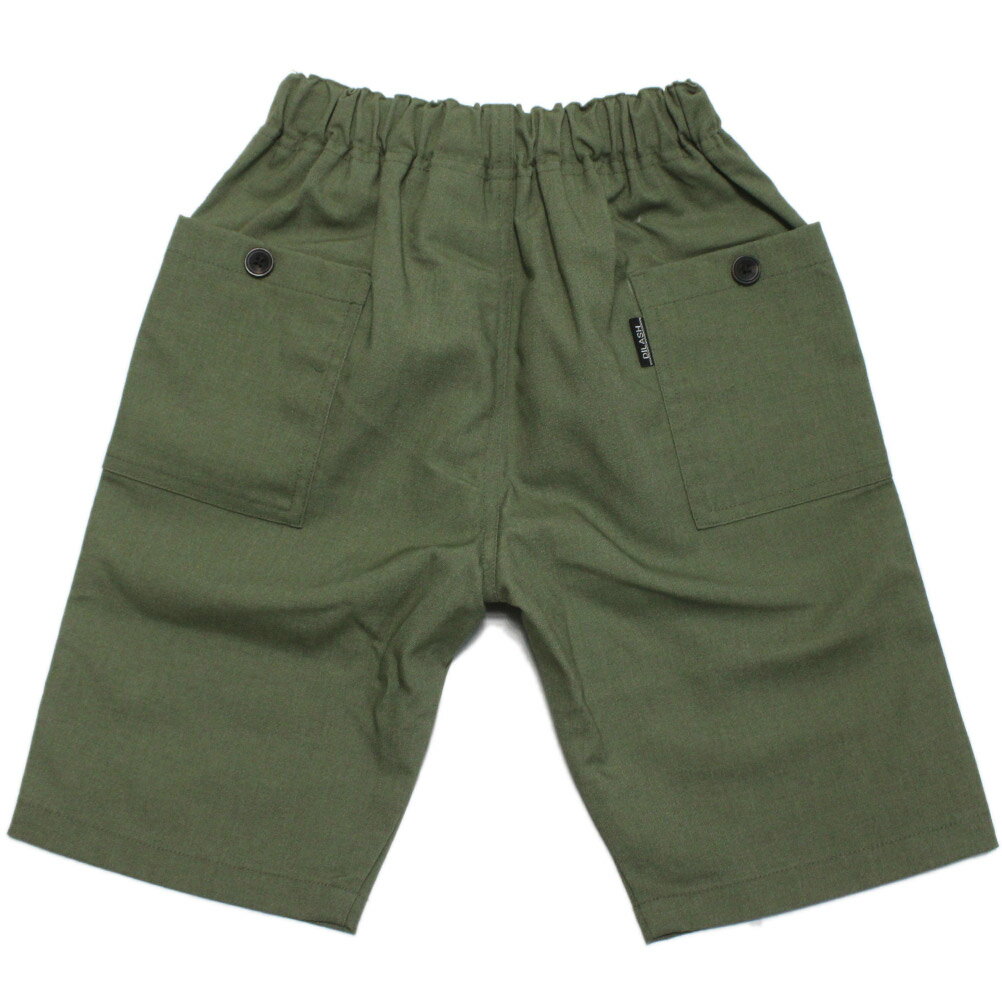 【DILASH/子供服/ディラッシュ/子ども服/ジュニア】 セール 【50%OFF】 5分丈パンツ カーキ(KK) 3