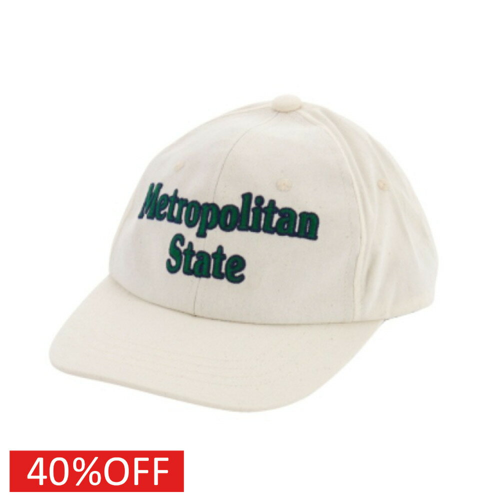 帽子 - 【オーシャンアンドグラウンド/子供服/ベビー/キッズ/ジュニア/ocean＆ground】 セール 【40%OFF】 METROPOLITANベースボールCAP キナリ(KN)