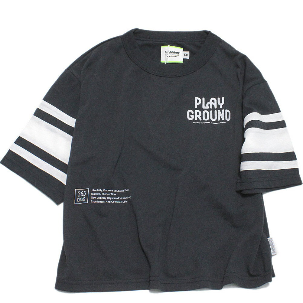  あす楽 playground short sleeve ブラック