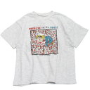 【オーシャンアンドグラウンド/子供服/ベビー/キッズ/ジュニア/ocean ground】 あす楽 HIDE and SEEK パロディTシャツ グレー(GY)