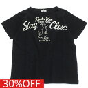 【デニム&ダンガリー DENIM DUNGAREE デニムダンガリー DD 子供服 親子 】 セール 【30%OFF】 テンジク カンガルー TEE 2BK黒
