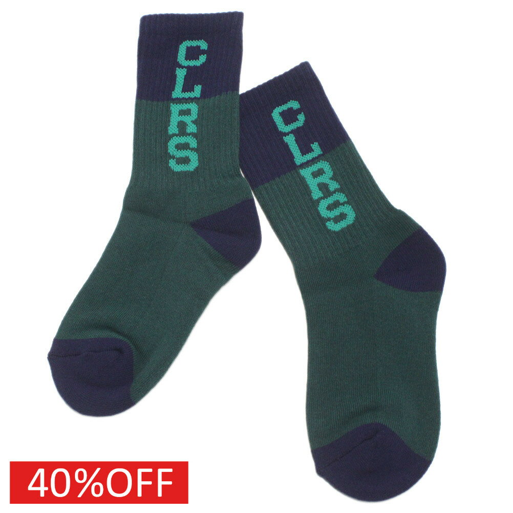 【グルーヴィーカラーズ groovy colors ジュニア 子供服】 セール 【40%OFF】 GRVY CLRS 2TONE SOX 8GN..