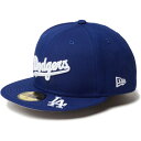 【ニューエラ/メンズ/NEW ERA/帽子/キャップ】 59FIFTY MLB VISOR LOGO LOSDOD CAP ダークロイヤル