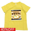 【CHEEK ROOM/チークルーム/知育玩具/子供服/ベビー/キッズ】 セール 【40%OFF】 モーモーラーメンTシャツ イエロー(YE)
