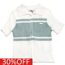 【Love toxic/ラブトキ/ラブトキシック/JS/ジュニア/ガールズ】 セール 【30%OFF】 半袖ZIPニット オフホワイト(03)