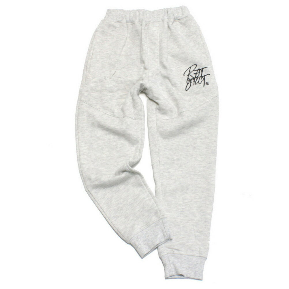 【RAT EFFECT ラットエフェクト ジュニア 子供服】 裏起毛ジョガースウェットパンツ オートミール