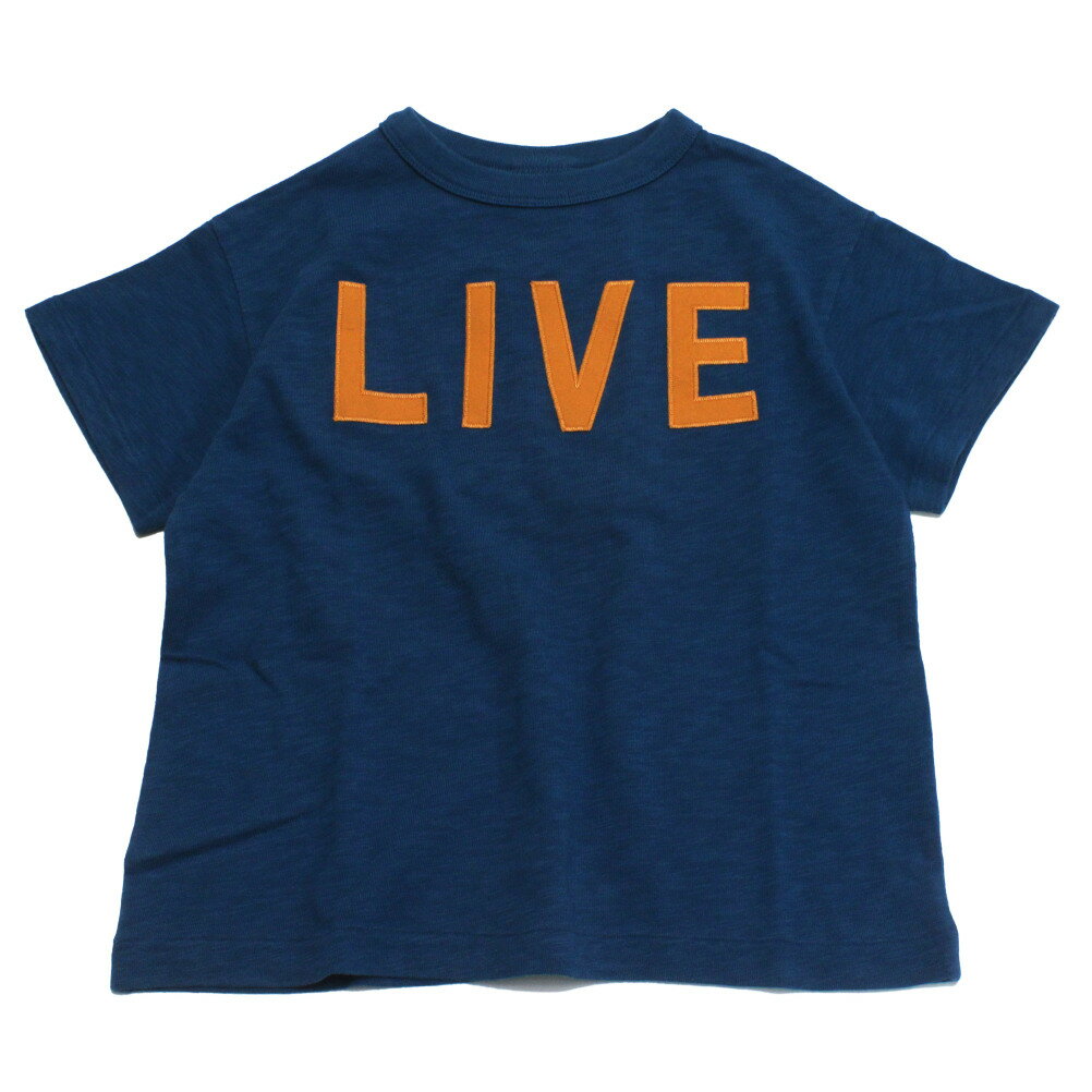 Rakuten - 【デニム＆ダンガリー DENIM DUNGAREE デニムダンガリー DD 子供服 親子 】 テンジク LIVE TEE 24ONVオールドネイビー