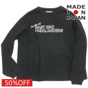 イ-ストエンドハイランダーズ 子供服 日本製 EAST END HIGHLANDERS セール 【50%OFF】 Printed 長袖Tシャツ ブラック×ホワイト(BWP)