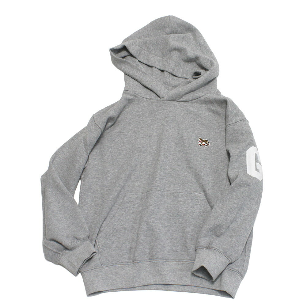 【グルーヴィーカラーズ groovy colors ジュニア 子供服】 ウラケ GRS SKATE DOG パーカー 3GRグレー
