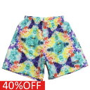 【RAT EFFECT ラットエフェクト ジュニア 子供服】 セール 【40%OFF】 総柄スイムショートパンツ タイダイ柄