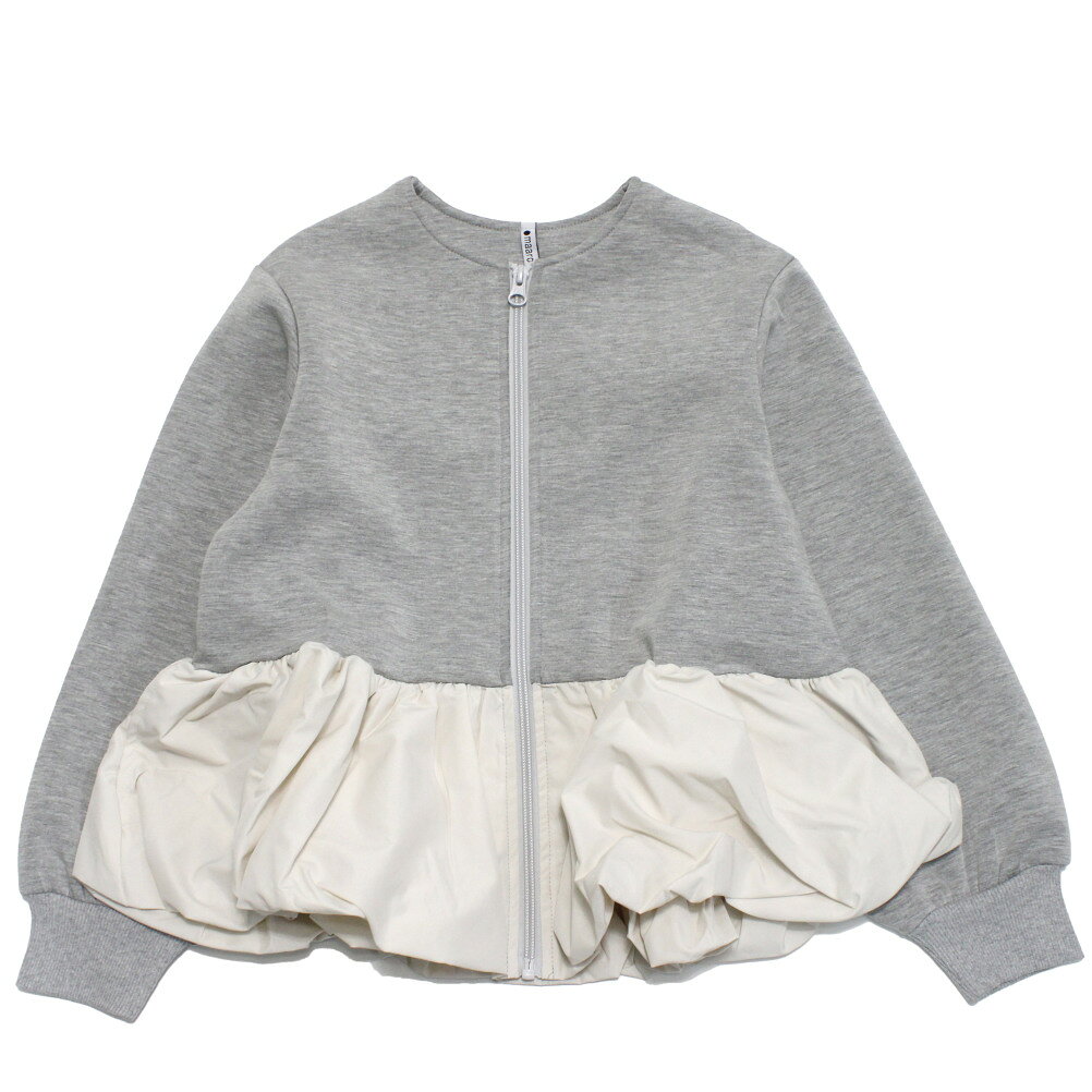 【マルーク 子供服 maarook 女の子 親子 ガールス ベビー ベビーギフト】 ダンボールニットペプラムジャケット
