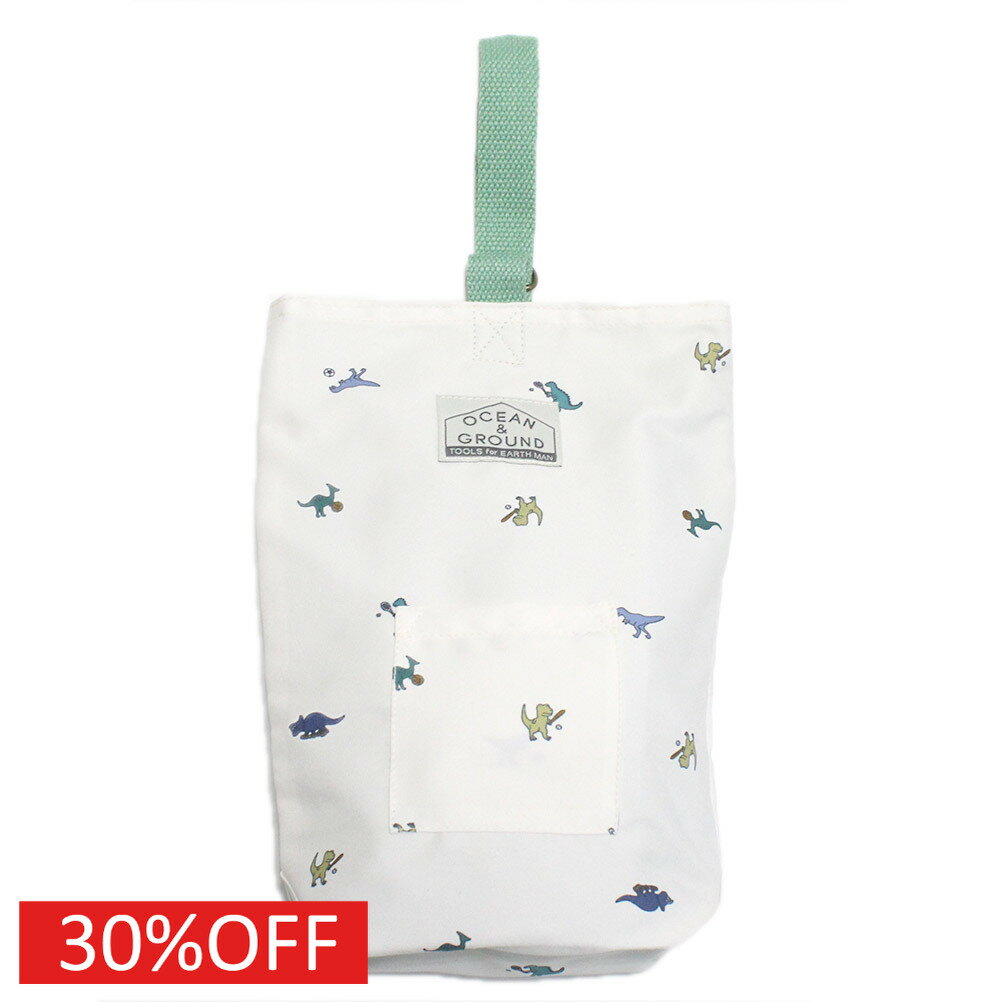 乐天商城 - 【オーシャンアンドグラウンド/子供服/ベビー/キッズ/ジュニア/ocean&ground】 セール 【30%OFF】 ソウガラシューズBAG オフホワイト(OW)