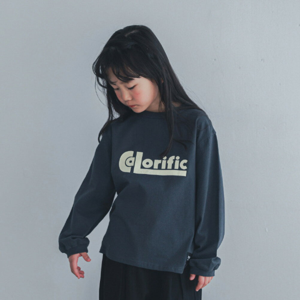 【ZERO standard/子供服/ゼロスタンダード】 セール 【50%OFF】 Calorific ロングTシャツ チャコールグレー(CG) circus-circus-10908322 子供服サーカス サンプル画像2