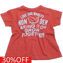 【デニム&ダンガリー DENIM DUNGAREE デニムダンガリー DD 子供服 親子 】 セール 【30%OFF】 テンジク WONDER TEE 5R赤