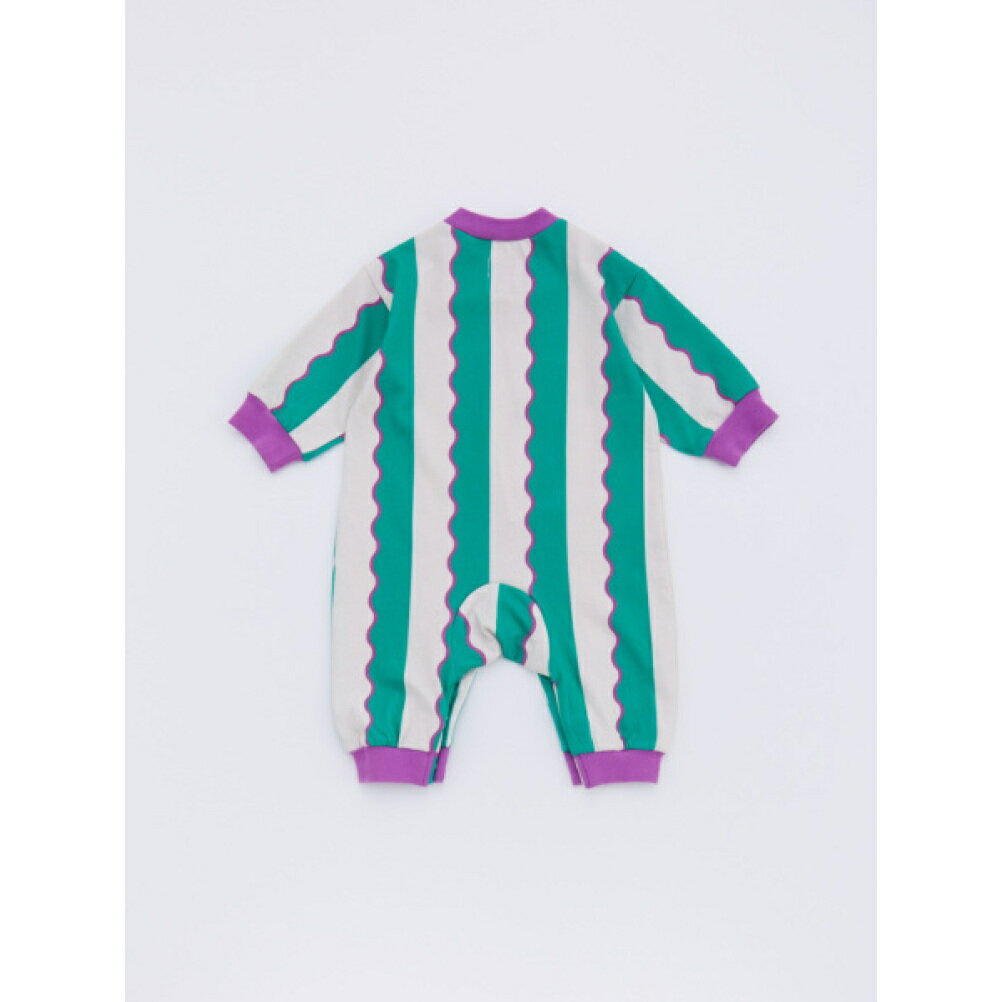 【オーシャンアンドグラウンド/子供服/ベビー/キッズ/ジュニア/ocean＆ground】 ソウガラロンパース グリーン(GR) 2