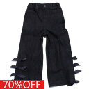 【子供服 親子 ゴートゥーハリウッド GO TO HOLLYWOOD 】 セール 【70%OFF】 ムラデニム スラックス PN 4NV紺