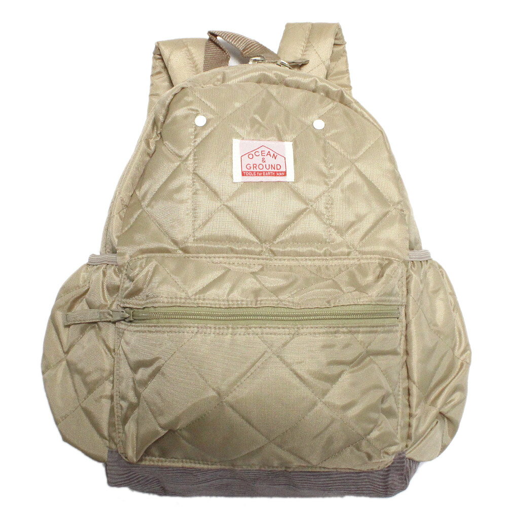 ڥ󥢥ɥ饦/Ҷ/٥ӡ/å/˥/ocean&ground DAYPAK QUILT ١(BE)