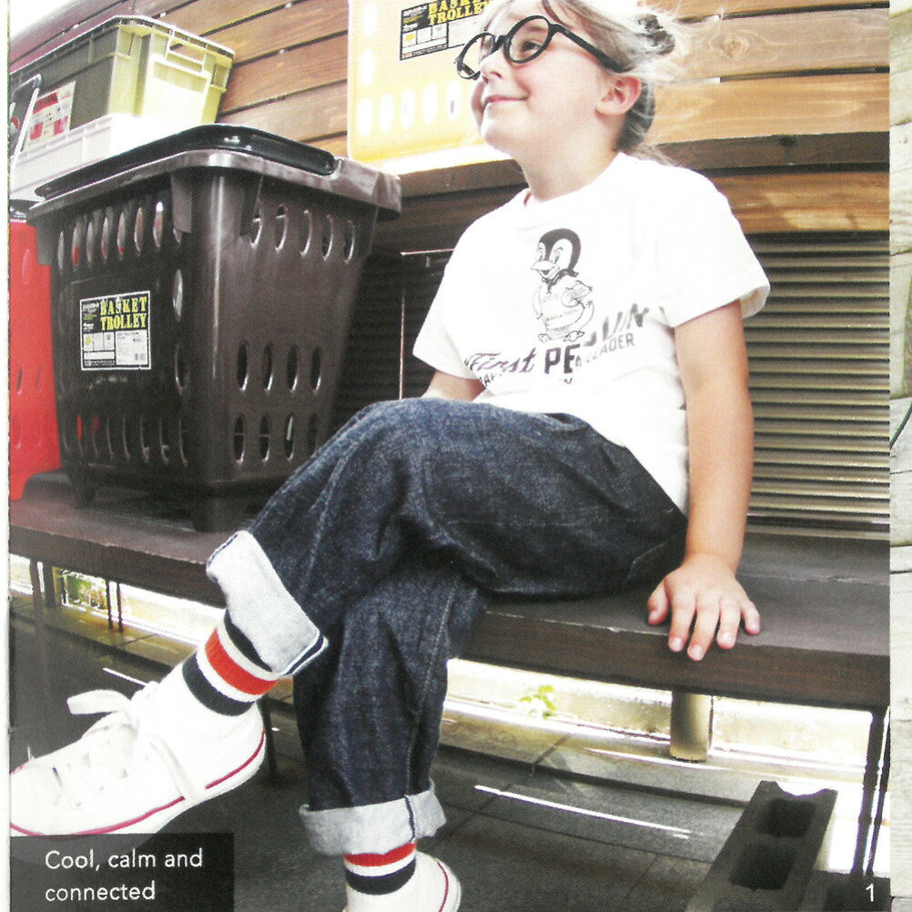 【デニム＆ダンガリー DENIM DUNGAREE デニムダンガリー DD 子供服 親子 】 テンジク PENNIE TEE【4月入荷予定】 1W白