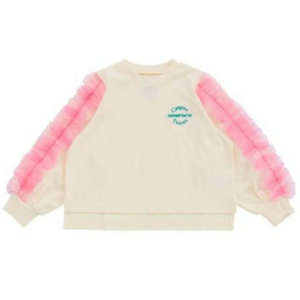 Rakuten - 【オーシャンアンドグラウンド/子供服/ベビー/キッズ/ジュニア/ocean＆ground】 ラメチュールフリルスリーブロンT イエロー(YE)