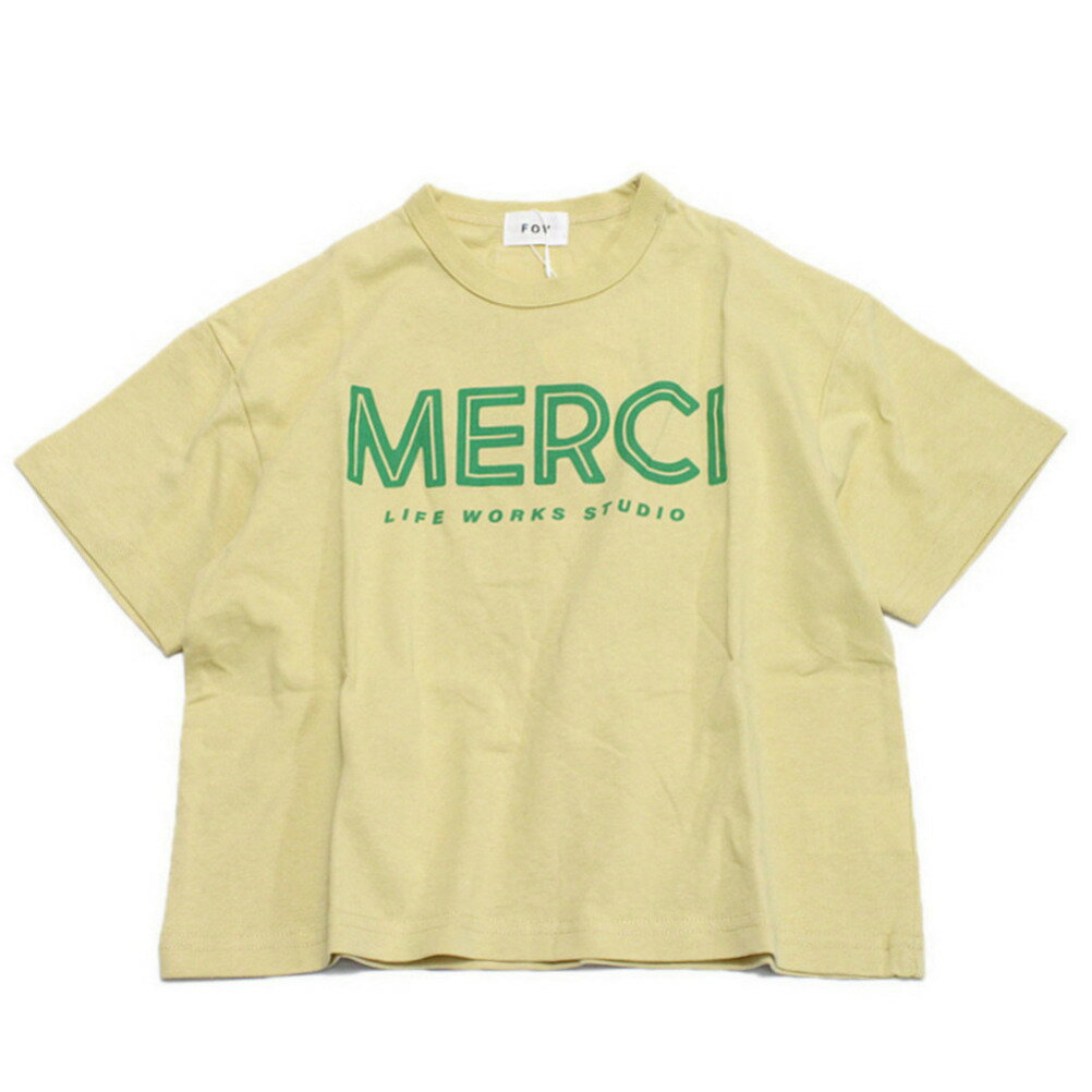  あす楽 MERCI Tシャツ イエロー(YE)