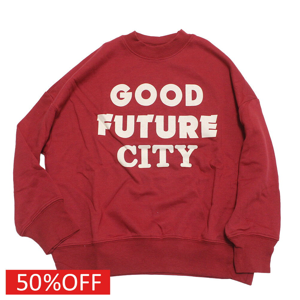 【JEANS.B/ジーンズベー/子供服】 セール 【50%OFF】 GOOD FUTURE トレーナー レッ...