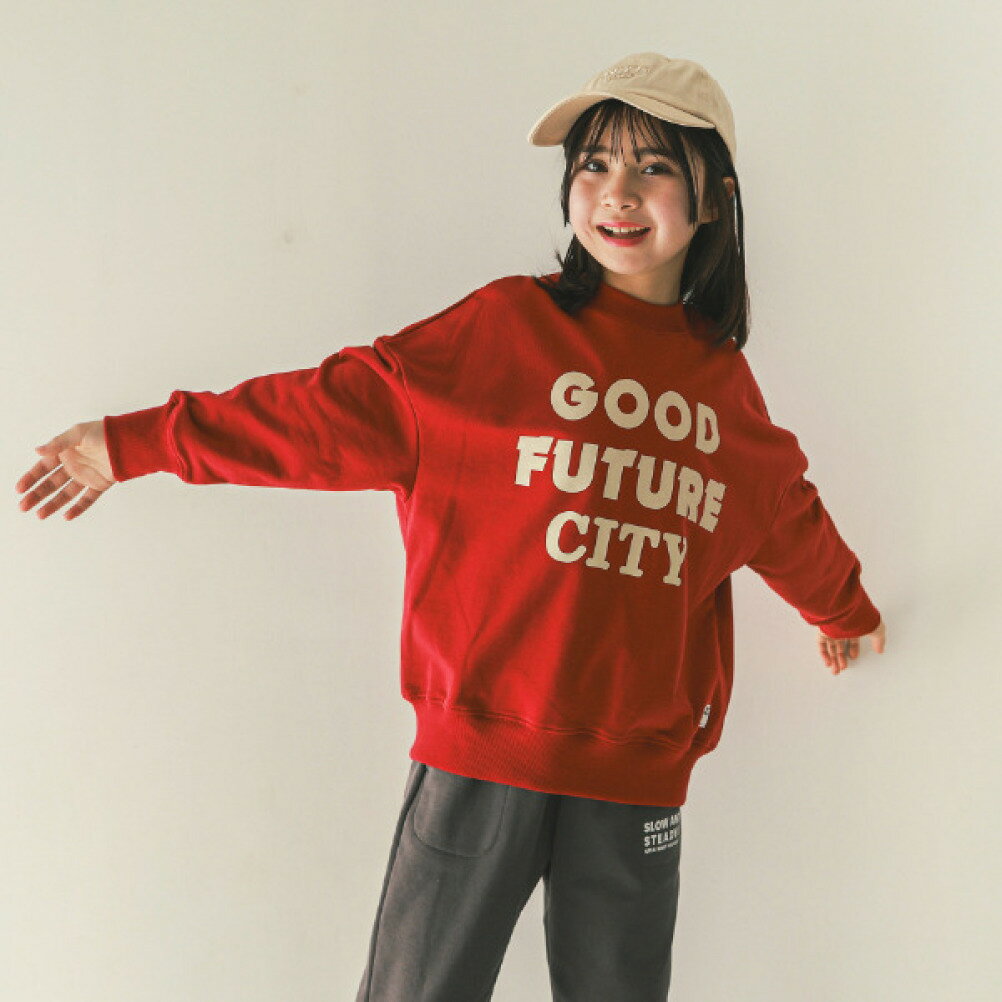 【JEANS.B/ジーンズベー/子供服】 セール 【50%OFF】 GOOD FUTURE トレーナー レッ...