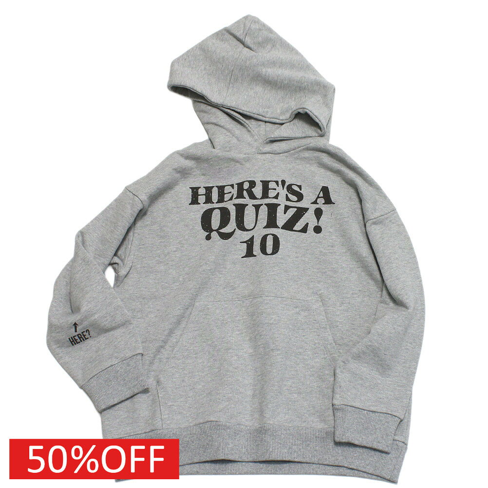 【ニードルワークス NEEDLE WORKS】 セール 【50%OFF】 【NeWo】ロゴフーディー グレー
