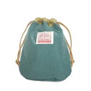 【オーシャンアンドグラウンド/子供服/ベビー/キッズ/ジュニア/ocean&ground】 GOODAY 巾着(小) エメラルドグリーン(EG)