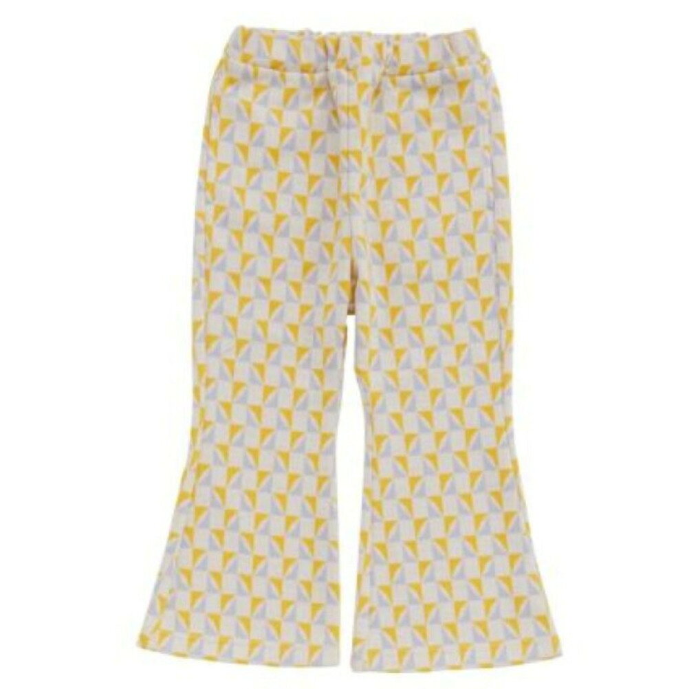 Rakuten - 【オーシャンアンドグラウンド/子供服/ベビー/キッズ/ジュニア/ocean＆ground】 ジャガードフレアパンツ イエロー(YE)